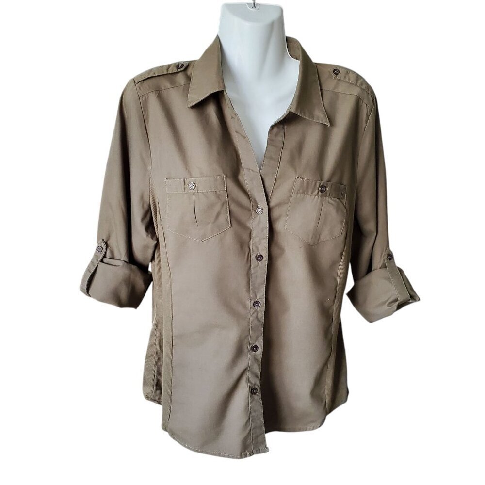 ARMY GREEN UTILITY TOP SIZE XL